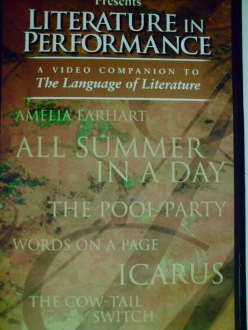 (image for) Language of Literature 6 Literature in Performance (VHS)
