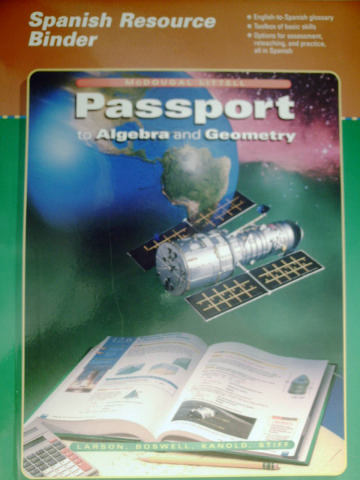 (image for) Passport to Algebra & Geometry Spanish Resource Binder (Pk)