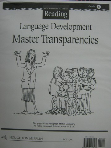(image for) HM Reading 6 Language Development Master Transparencies (Pk)