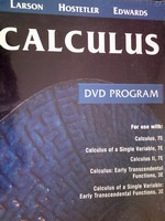 (image for) Calculus 7th Edition DVD Program (DVD) by Larson, Hosteler