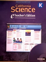 (image for) California Science K eTeacher's Edition (CA)(TE)(CD)