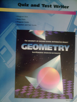 (image for) UCSMP Geometry 2nd Edition Quiz & Test Writer Macintosh (Binder)