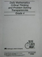 (image for) Daily Mathematics 4 Transparencies (Pk)