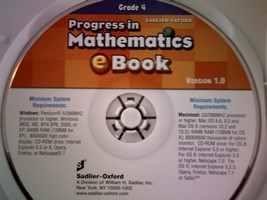 (image for) Progress in Mathematics 4 eBook Version 1.0 (CD)