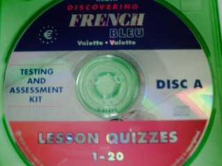 (image for) Discovering French Bleu Disc A Lesson Quizzes 1-20 (CD)