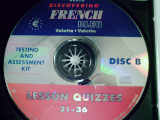 (image for) Discovering French Bleu Disc B Lesson Quizzes 21-36 (CD)