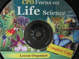 (image for) CPO Focus on Life Science Lesson Organizer Complete Copy (CD)