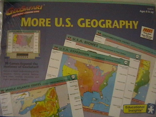 (image for) Geosafari Electronic Learning Game More US Geography (Pk)