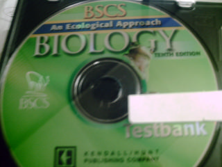 (image for) BSCS An Ecological Approach Biology 10e Testbank (CD)