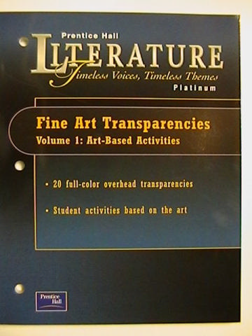 (image for) Literature Platinum Level Fine Art Transparencies Volume 1 (P)