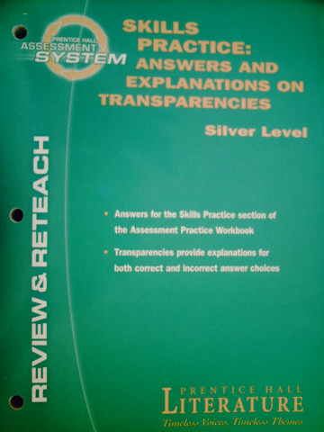 (image for) Literature Silver Level Skills Practice Transparencies (P)