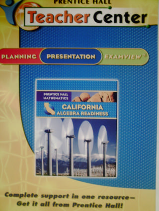 (image for) California Algebra Readiness TeacherCenter (CA)(TE)(CD)