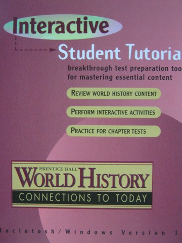 (image for) World History Interactive Student Tutorial (CD)