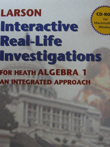 (image for) Heath Algebra 1 An Integrated Approach Interactive Real-Life Investigations (CD)