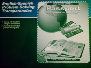 (image for) Passport to Algebra & Geometry English-Spanish Transparency (Pk)