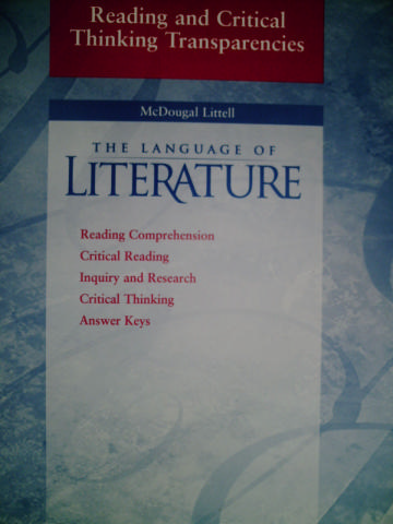 (image for) Language of Literature 10 Reading & Critical Thinking (P)