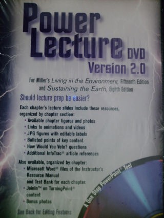 (image for) Living in the Environment 15th Edition Power Lecture V2.0 (DVD)
