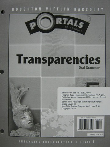 (image for) Portals to Reading F Oral Grammar Transparencies (Pk)