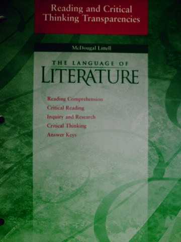 (image for) Language of Literature 8 Reading & Critical Thinking (P)