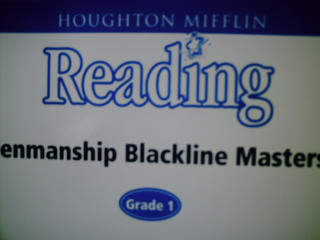 (image for) HM Reading 1 Penmanship Blackline Masters (CD)