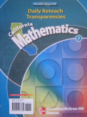 (image for) California Mathematics 2 Daily Reteach Transparencies (CA)(PK)