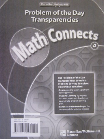 (image for) Math Connects 4 Problem of the Day Transparencies (PK)