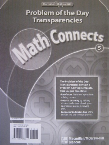 (image for) Math Connects 5 Problem of the Day Transparencies (PK)
