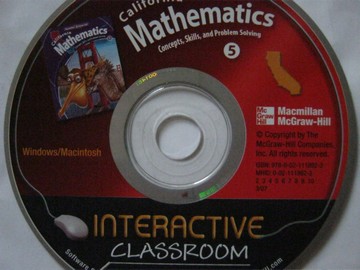 (image for) California Mathematics 5 Interactive Classroom (CA)(CD)