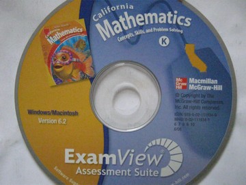 (image for) California Mathematics K ExamView Assessment Suite (CA)(CD)