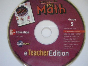 (image for) My Math 5 eTeacher Edition (TE)(CD)