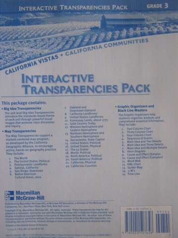 (image for) California Vistas 3 Interactive Transparencies Pack (CA)(Pk)