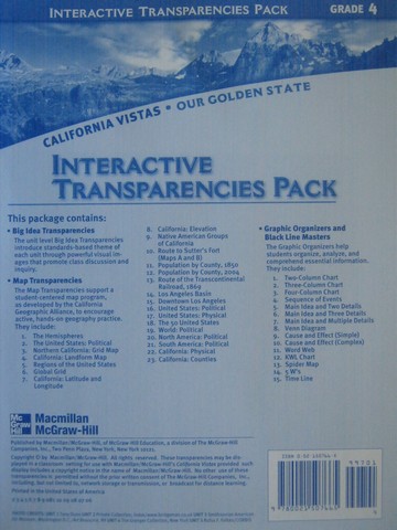 (image for) California Vistas 4 Interactive Transparencies Pack (CA)(Pk)