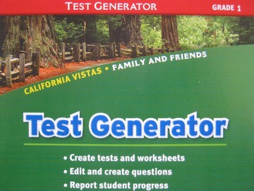 (image for) California Vistas 1 Test Generator (CA)(CD)