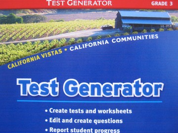 (image for) California Vistas 3 Test Generator (CA)(CD)