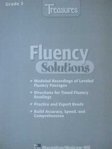 (image for) Treasures 3 Fluency Solutions (CD)