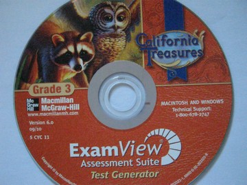 (image for) California Treasures 3 ExamView Assessment Suite (CA)(CD)