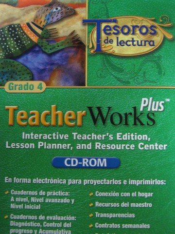 (image for) Tesoros de lectura 4 TeacherWorks Plus (TE)(CD)