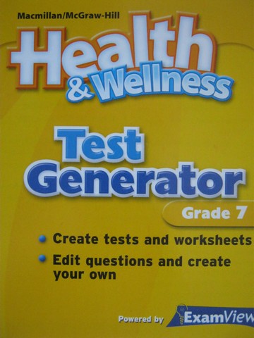 (image for) Health & Wellness 7 Test Generator (CD)
