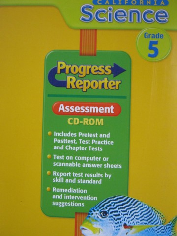 (image for) California Science 5 Progress Reporter Assessment CD (CA)(CD)