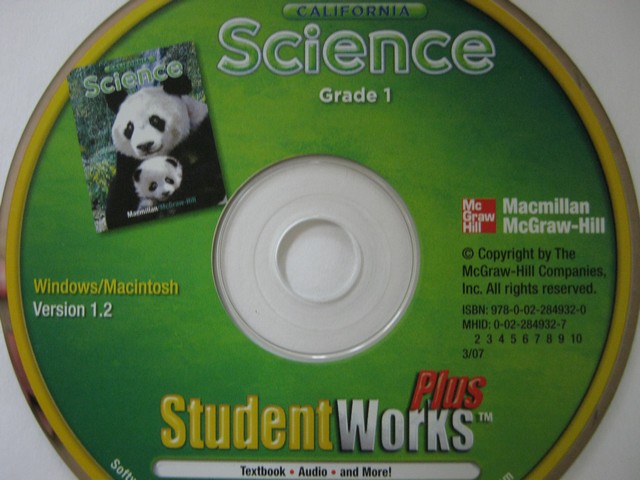 (image for) California Science 1 StudentWorks Plus (CA)(CD)