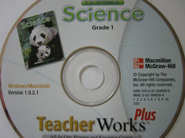 (image for) California Science 1 TeacherWorks Plus (CA)(TE)(CD)