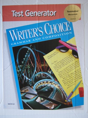 (image for) Writer's Choice 6 Test Generator Macintosh Version (Box)