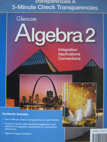 (image for) Algebra 2 Transparencies A (Binder)