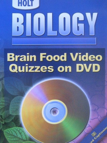 (image for) Holt Biology Brain Food Video Quizzes on DVD (DVD)