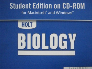 (image for) Holt Biology Student Edition on CD-ROM (CD)