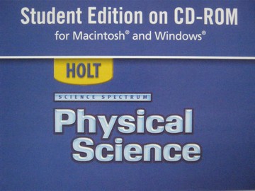 (image for) Science Spectrum Physical Science Student Edition CD (CD)