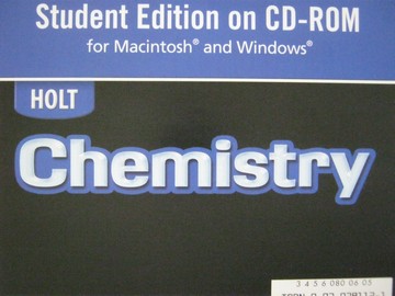 (image for) Holt Chemistry Student Edition on CD-ROM (CD)