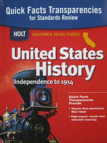 (image for) United States History Quick Facts Transparencies (CA)(P)