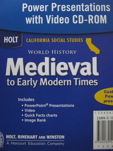 (image for) Medieval to Early Modern Times Power Presentations (CA)(CD)