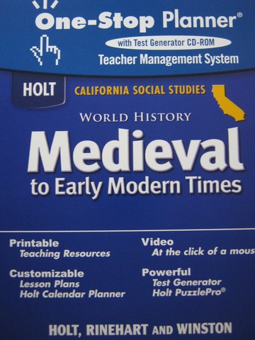 (image for) Medieval to Early Modern Times One-Stop Planner (CA)(CD)